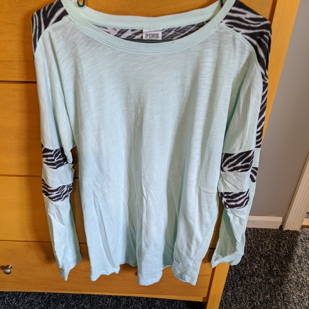 Pink long sleeve tee